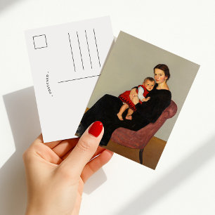 Cläre Maillard with Daughter   Willi Maillard Postcard