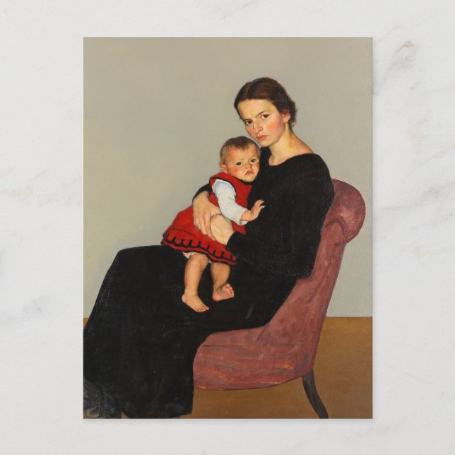 Cläre Maillard with Daughter | Willi Maillard Postcard (Front)