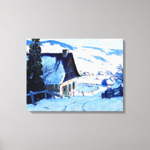 Clarence Gagnon - Farm Canvas Print