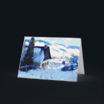 Clarence Gagnon - Farm Greeting Card<br><div class="desc">Clarence Gagnon - Farm Greeting Card</div>