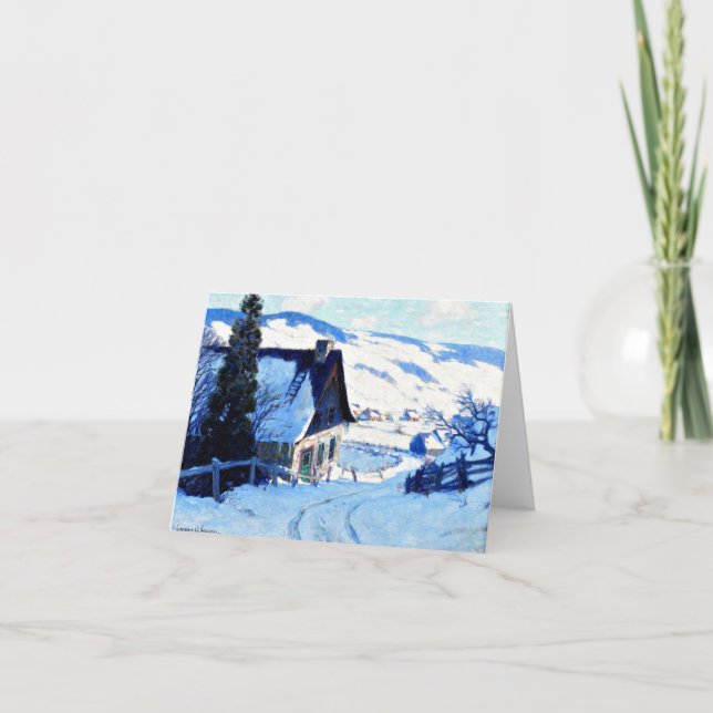 Clarence Gagnon - Farm Greeting Card (Front)