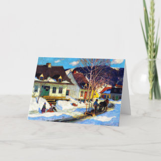 Clarence Gagnon - Une Carte Postale Du Village Du