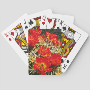 Claret Cup Cactus Wildflowers Playing Cards