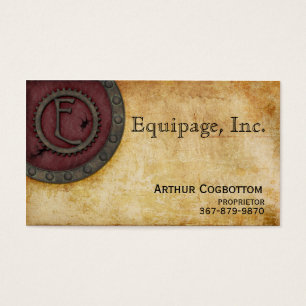 Claret E d'antiquité de monogramme de Steampunk