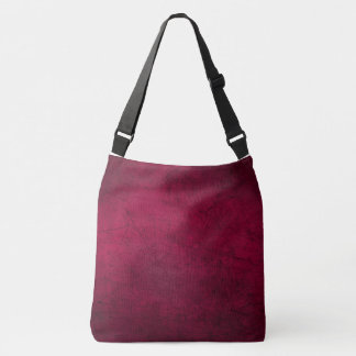 Claret Solid Plain Colour Crossbody Bag