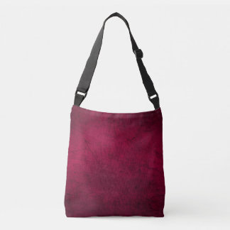 Claret Solid Plain Colour Crossbody Bag