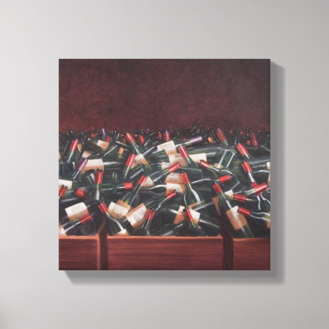 Claret Tasting Canvas Print (Front)