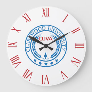 CLAREWOOD UNIVERSITY ROMAN LARGE CLOCK