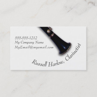Clarinet Business Card