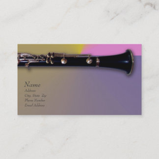 Clarinet Business Card