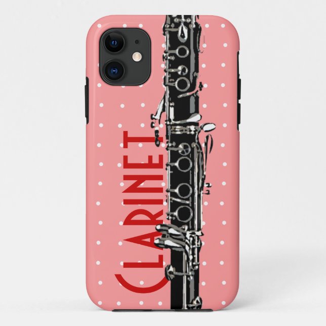 Clarinet Case-Mate iPhone Case (Back)
