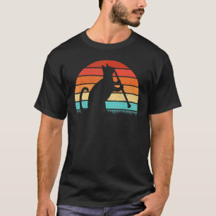 Clarinet Cat Player Retro Clarinetist Music T-Shirt