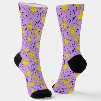 Clarinet Chick Clarinets Music Notes Socks