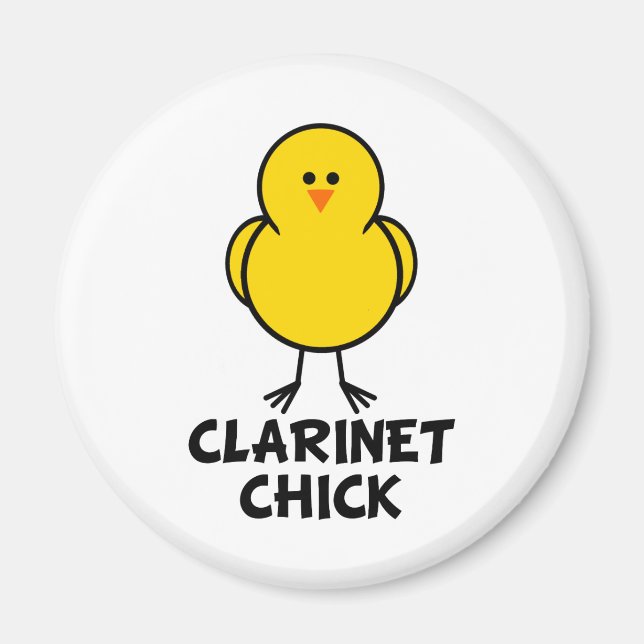 Clarinet Chick Magnet (Front)