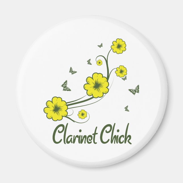 Clarinet Chick Magnet (Front)