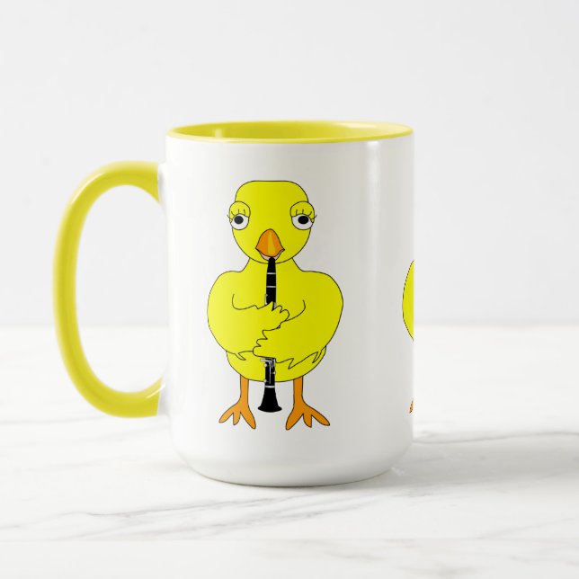 Clarinet Chick Mug (Left)