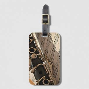 Clarinet Closeup Luggage Tag
