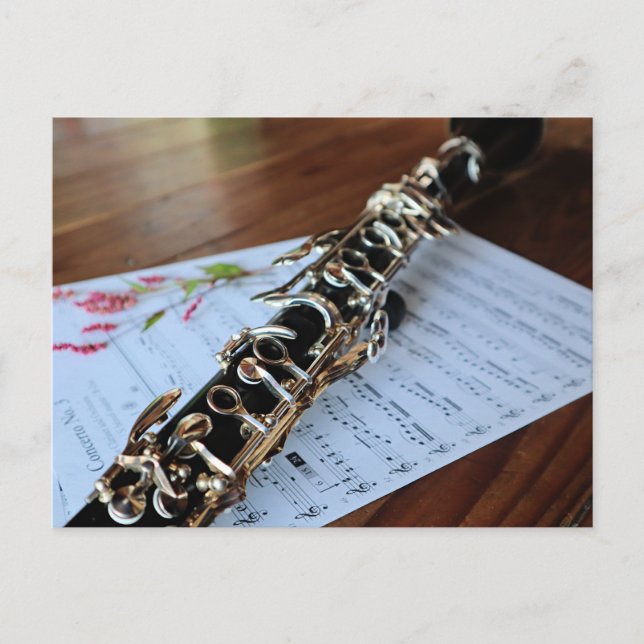 Clarinet, Concerto No. 3, Postcard (Front)