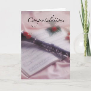 Clarinet Congratulations Card