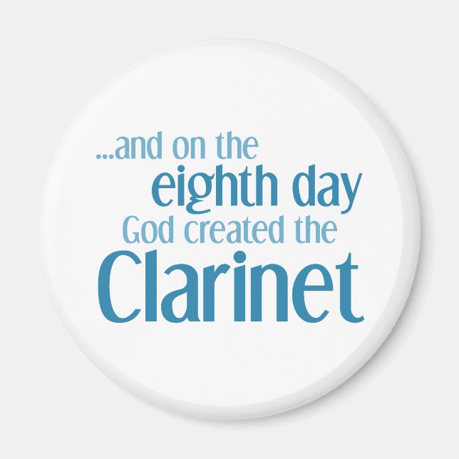 Clarinet Creation Magnet (Front)