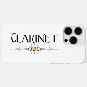 Clarinet Decorative Line iPhone 16 Pro Max Case