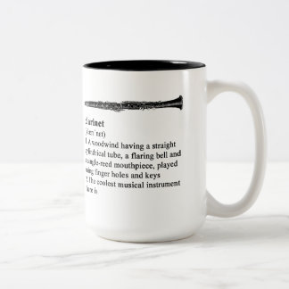 Clarinet defined Two-Tone coffee mug