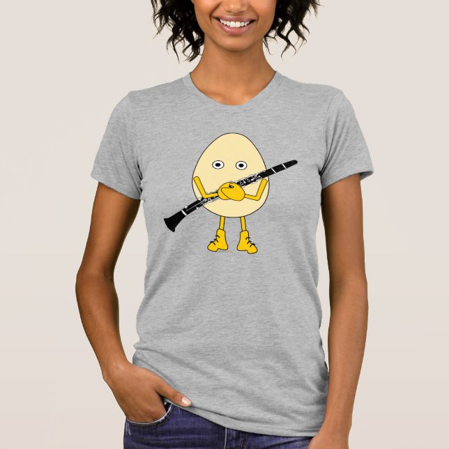 Clarinet Egghead T-Shirt (Front)