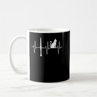 Clarinet Funny Cat Lover Clarinetist Clarinet Play Coffee Mug