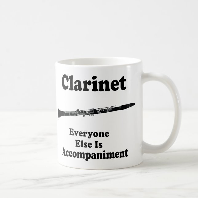 Clarinet Gift Coffee Mug (Right)