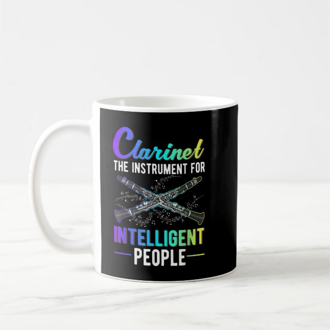 Clarinet Instrument for intelligent people1 Coffee Mug (Left)
