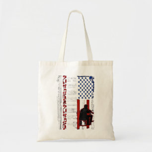 Clarinet Intermediate Musical 4th July American Fl Tote Bag