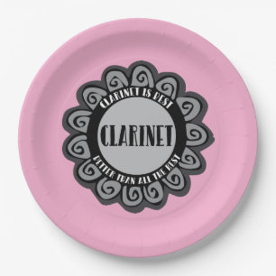 Clarinet is Best Paper Plate