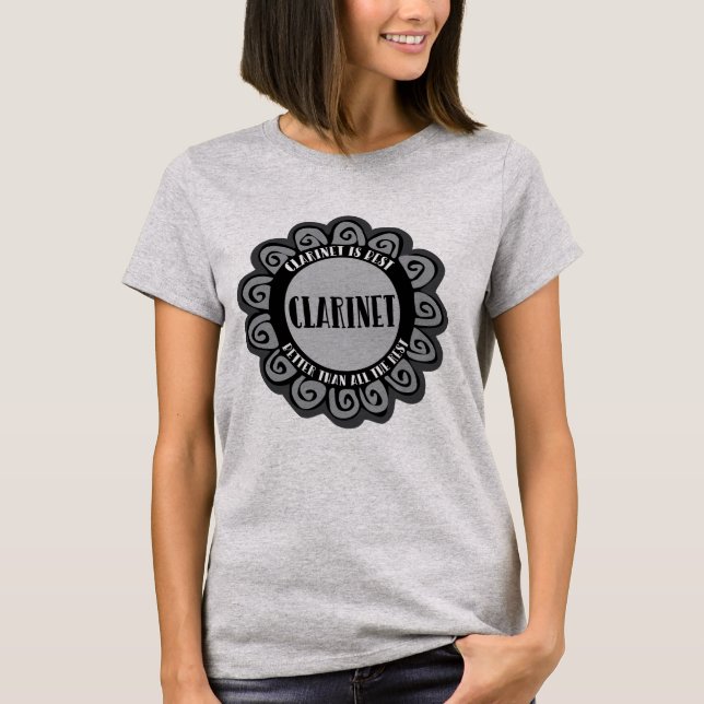 Clarinet is Best T-Shirt (Front)