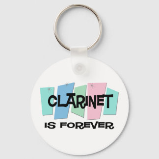 Clarinet Is Forever Keychain
