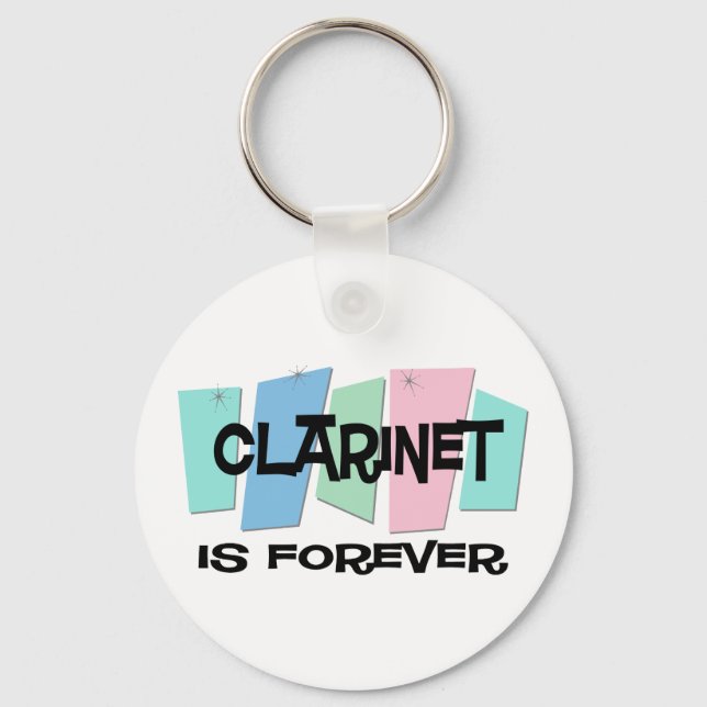 Clarinet Is Forever Keychain (Front)