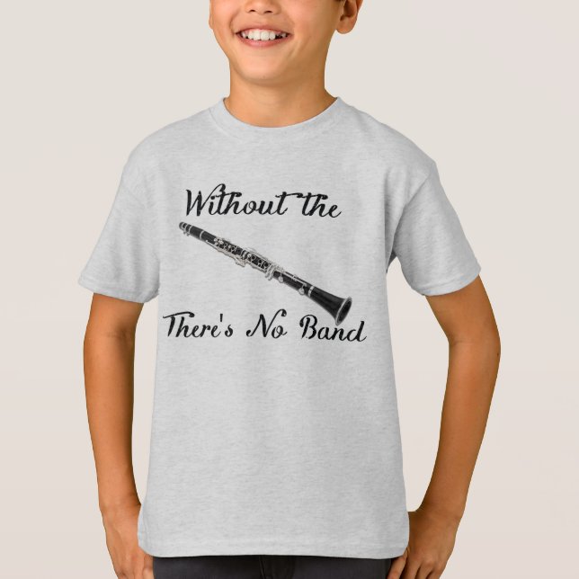 Clarinet Kids’ Basic Hanes Tagless ComfortSoft Tee (Front)