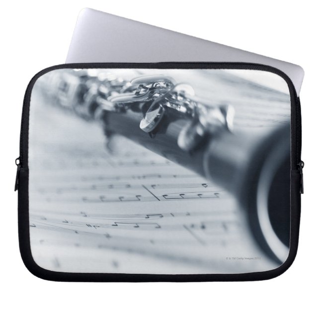 Clarinet Laptop Sleeve (Front)