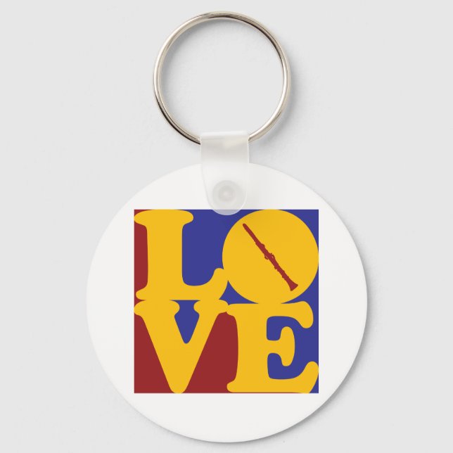 Clarinet Love Keychain (Front)