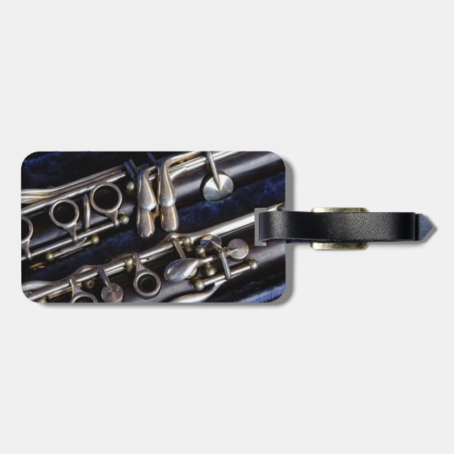 Clarinet Luggage Tag (Back Horizontal)