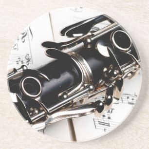 Clarinet Music Coaster