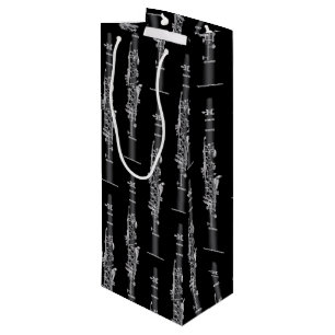 Clarinet Music Teacher Band Musician Wine Gift Bag