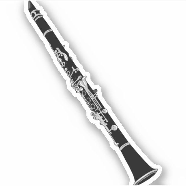 Clarinet musical instrument (Front)