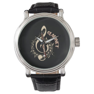 Clarinet Musical Instrument Music Lovers Watch