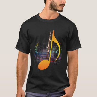Clarinet Musician Musical Note Hoodie Clarinetist T-Shirt