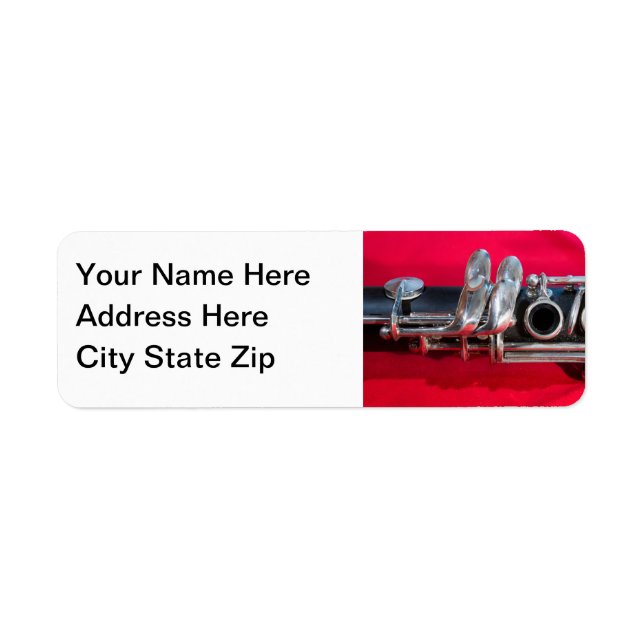 Clarinet on Red (Front)