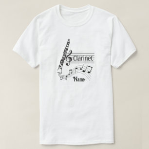 Clarinet Personalized T-Shirt