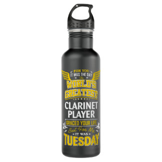 Clarinet Player Idea Funny Worlds Greatest - Clari 710 Ml Water Bottle