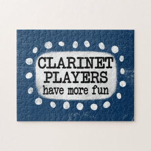 Clarinet Players Have More Fun Jigsaw Puzzle