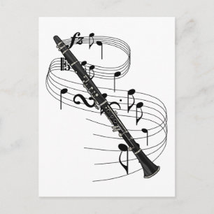 Clarinet Postcard