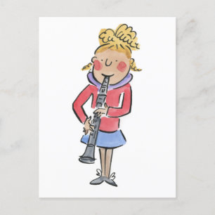 Clarinet Postcard